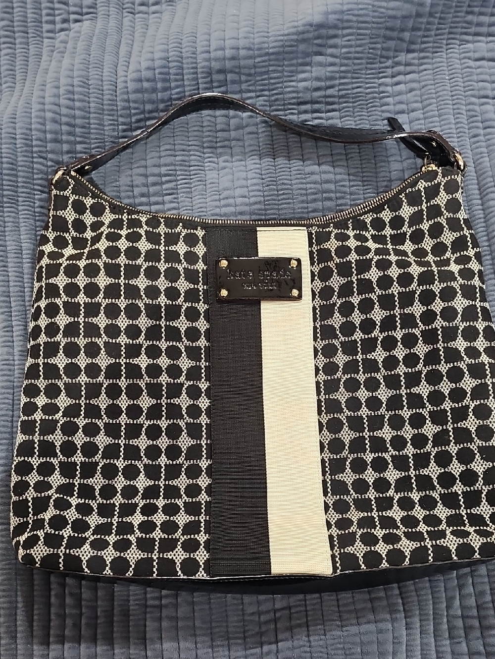 Kate Spade Black & White Shoulder Bag